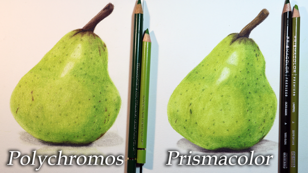 Watercolor Pencils Basics : Get Started with a Simple Fruit